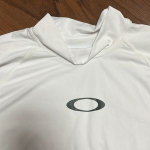 White Oakley Surfing UV Rash Guard Shirt
